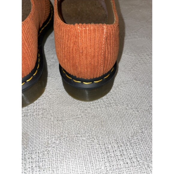 Dr. Martens Men’s Corduroy Oxfords Size 8 M Orange Streetwear Outdoors City NWOB main image 10